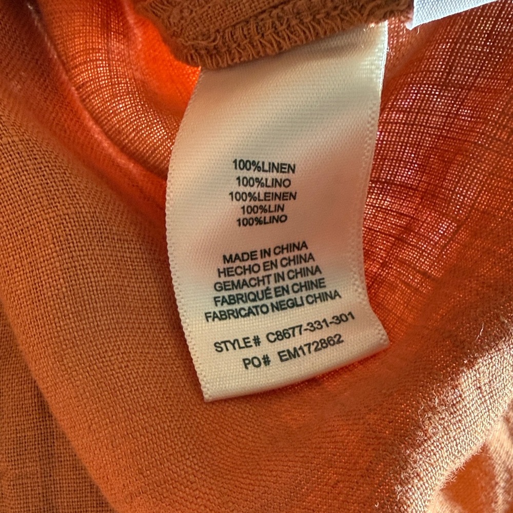 Cloth & Stone Cross-Halter Maxi Dress in Rust - Picture 8 of 8
